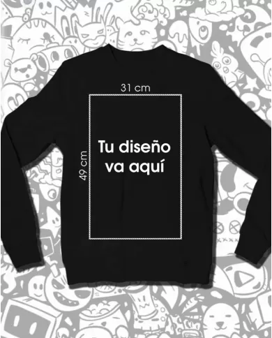 Buzo Cuello Redondo Unisex Personalizada