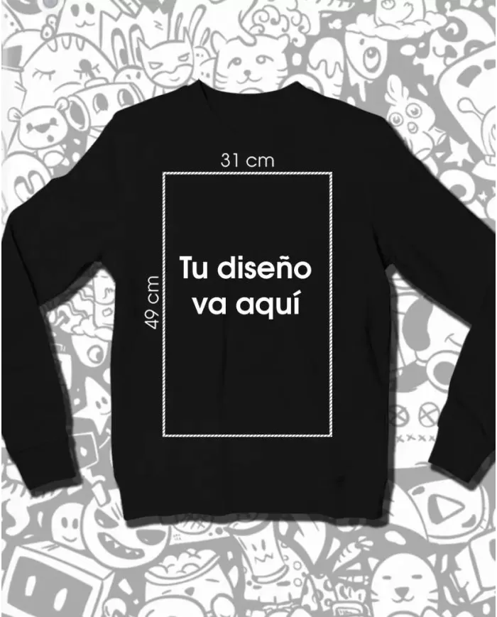 Buzo Cuello Redondo Unisex Personalizada