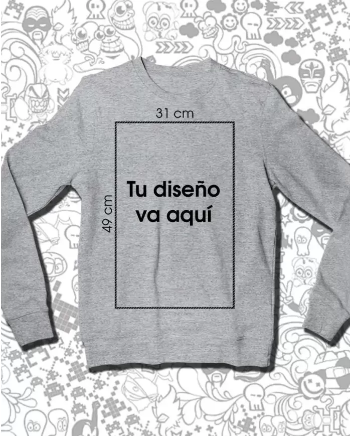 Buzo Cuello Redondo Unisex Personalizada