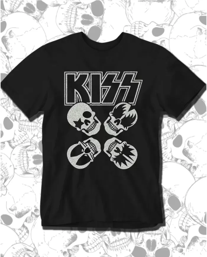 Kiss Four Skull
