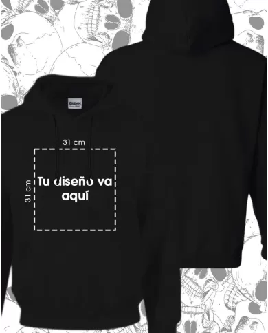 Buzo Capotero  Unisex Personalizado Pecho