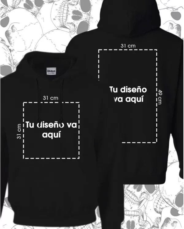 Buzo Capotero Cerrado Unisex Personalizado 03 👕 Calidad Premium