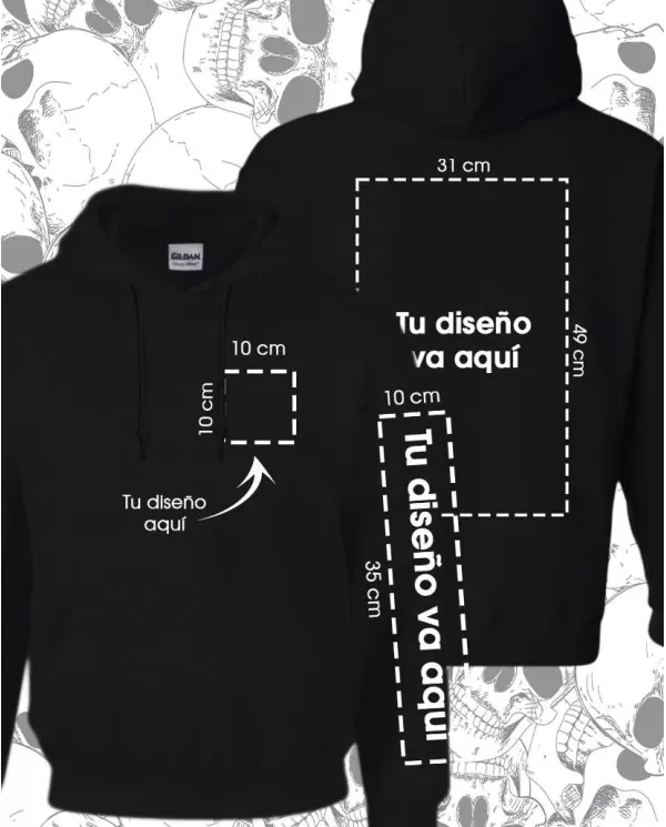 Buzo Capotero Cerrado Unisex Personalizado 05 👕 Calidad Premium
