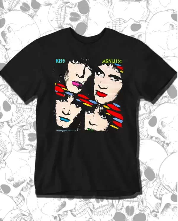 Camiseta Estampada Kiss Asylum 🤟 Calidad Premium