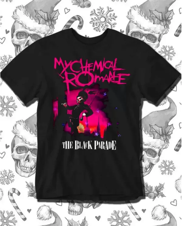 Camiseta Estampada My Chemical Romance The Black Parade Color 🤟 Calidad Premium