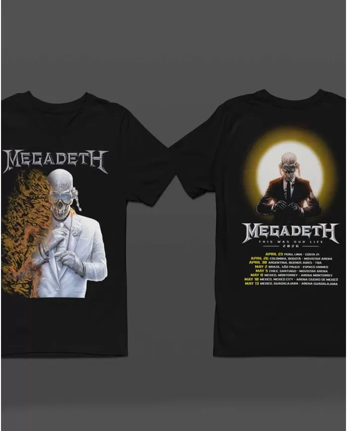 Megadeth This Was Our Life Tour