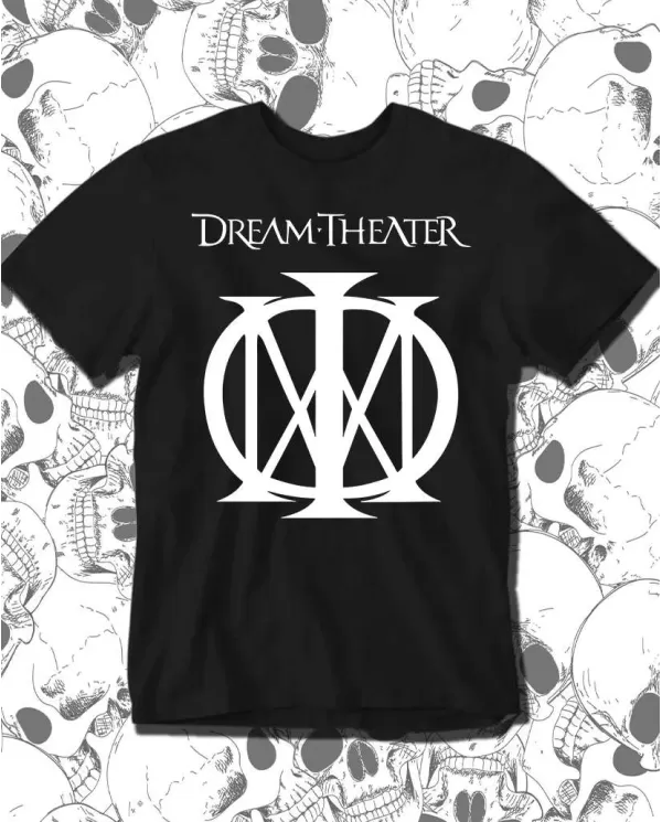 Camiseta Estampada Dream Theater Logo 🎸 Calidad Premium