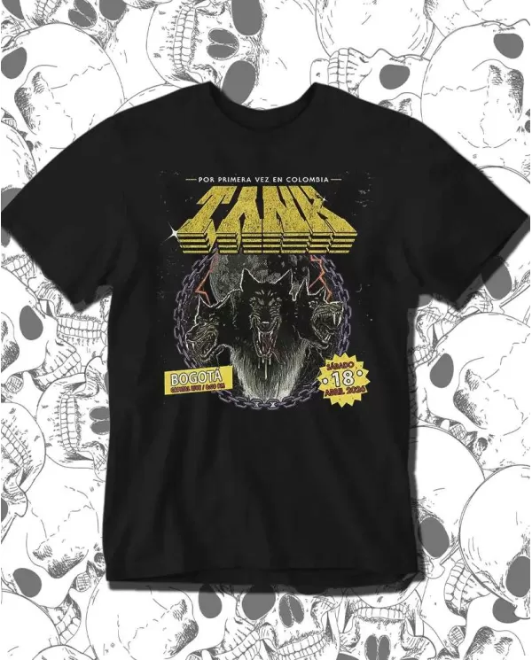 Camiseta Estampada Tank Colombia 2026 🎸 Calidad Premium