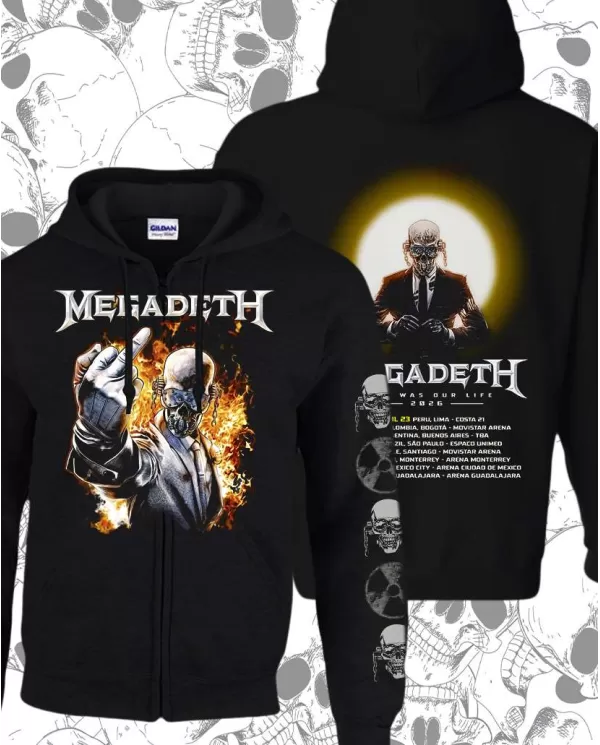 Hoodie Estampado Megadeth This Was Our Life