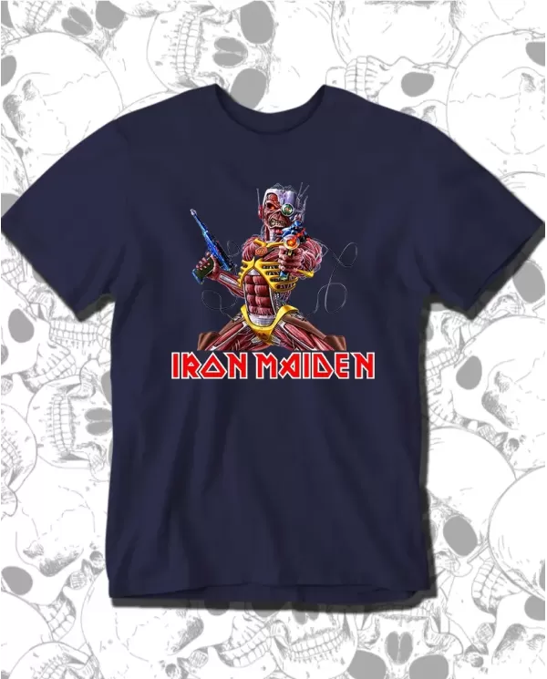 Camiseta Estampada Iron Maiden Eddie 🤟 Calidad Premium