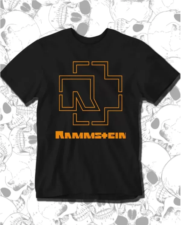 Camiseta Estampada Rammstein Logo 🤟 Calidad Premium