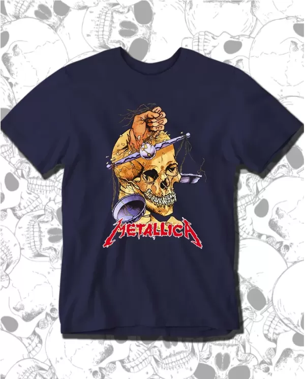 Camiseta Estampada Metallica Skull 03 🤟 Calidad Premium