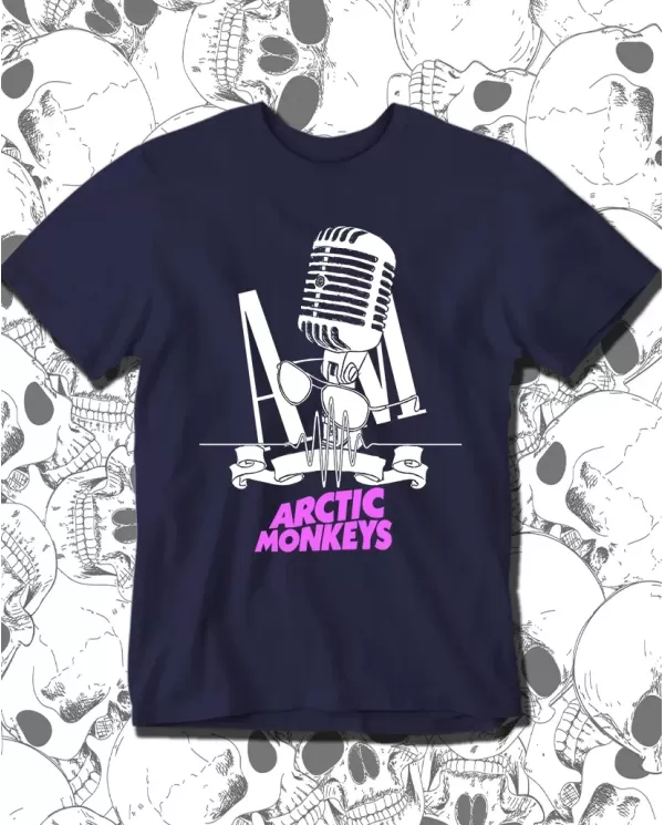 Camiseta Estampada Arctic Monkeys Mic 🤟 Calidad Premium