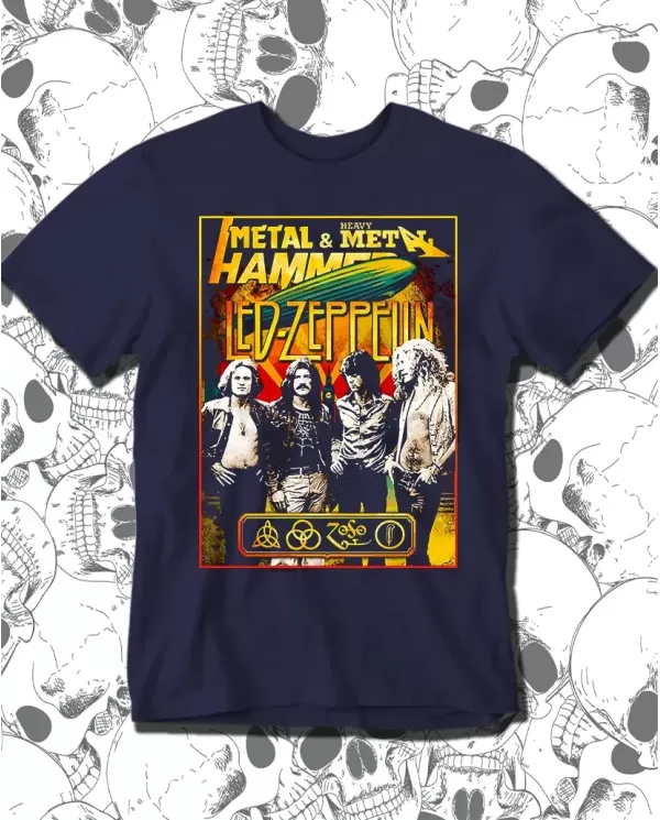 Camiseta Estampada Led Zeppelin Heavy Metal 🤟 Calidad Premium
