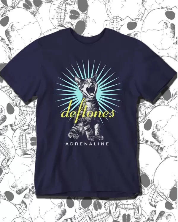 Camiseta Estampada Deftones Adrenaline 🤟 Calidad Premium