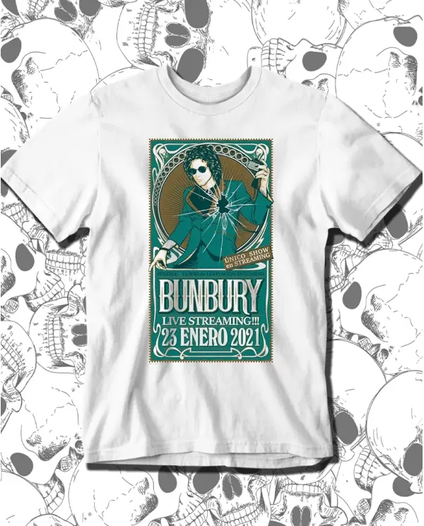 Camiseta Estampada Enrique Bunbury 02 🤟 Calidad Premium