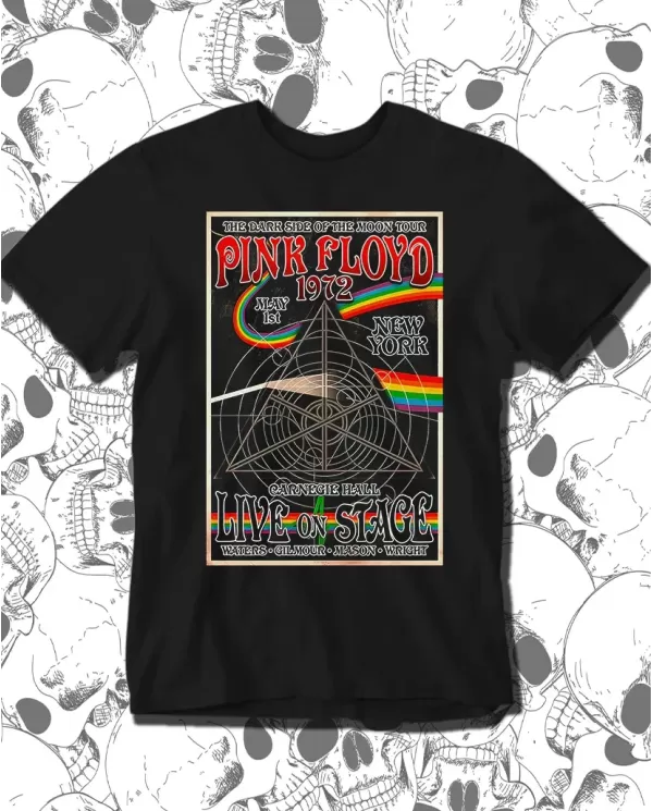 Camiseta Estampada Pink Floyd Poster 01 🤟 Calidad Premium