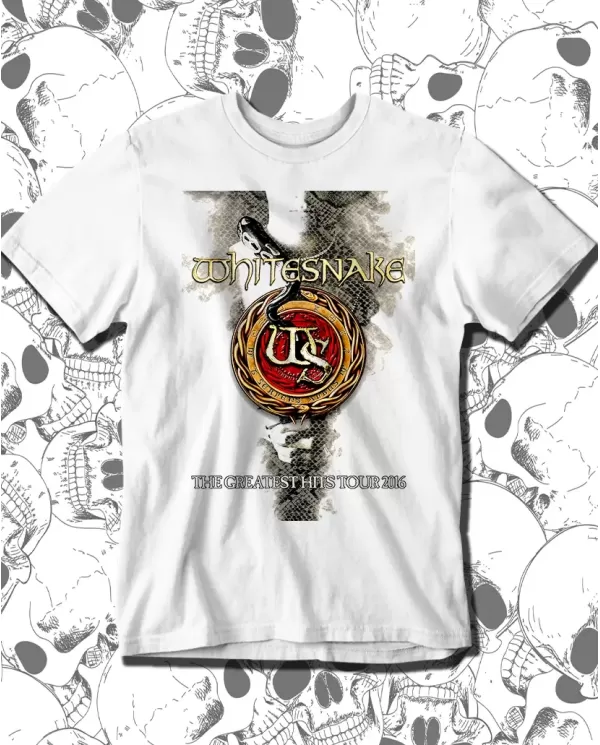 Camiseta Estampada Whitesnake 🤟 Calidad Premium