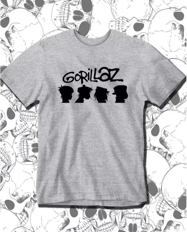 Gorillaz Black and White