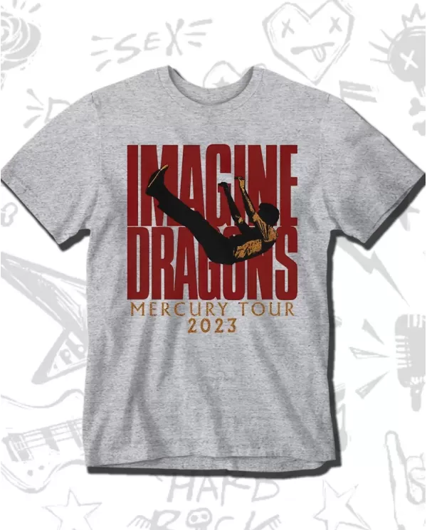 Camiseta Estampada Imagine Dragons Mercury Tour 🤟 Calidad Premium